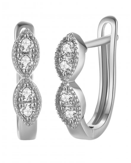 MARQUISE STYLE DIAMOND HUGGIES (TE1074)