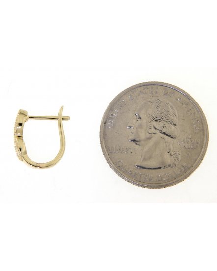 MARQUISE STYLE DIAMOND HUGGIES (TE1074)