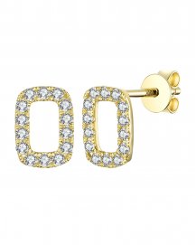 OPEN BAR DIAMOND STUDS (TE1075)