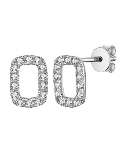 OPEN BAR DIAMOND STUDS (TE1075)