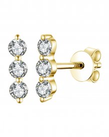 STRAIGHT BAR DIAMOND STUDS (TE1076)
