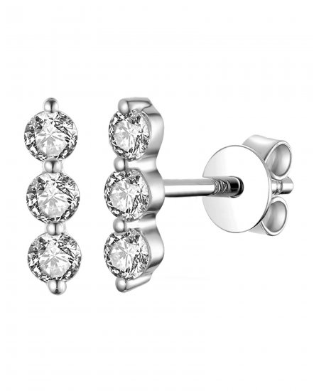 STRAIGHT BAR DIAMOND STUDS (TE1076)