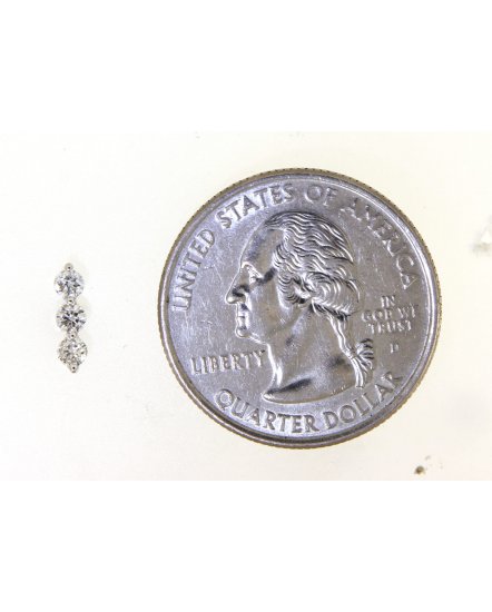 STRAIGHT BAR DIAMOND STUDS (TE1076)