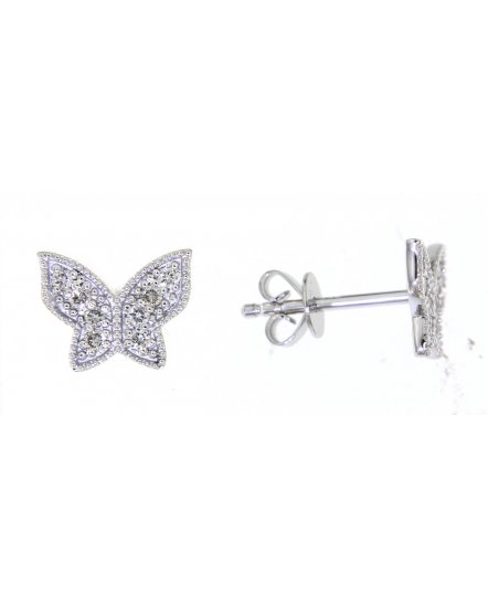 BUTTERFLY SHAPE DIAMOND STUDS (TE1080)