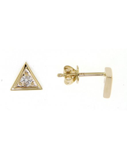 TRIANGLE DIAMOND STUDS (TE1083)