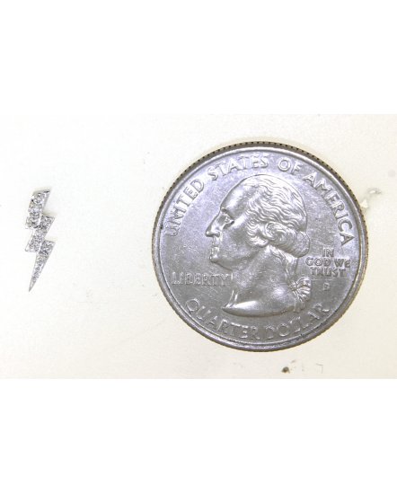 LIGHTNING BOLT STYLE DIAMOND STUDS (TE1086)