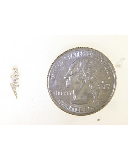 LIGHTNING BOLT STYLE DIAMOND STUDS (TE1086)