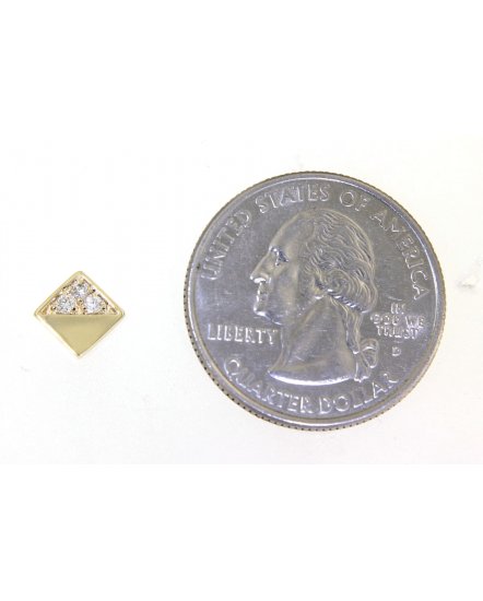 SQUARE DIAMOND STUDS (TE1112)
