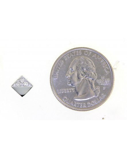 SQUARE DIAMOND STUDS (TE1112)