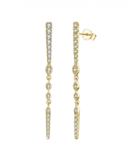 STRAIGHT BAR DIAMOND DANGLING (TE1122)