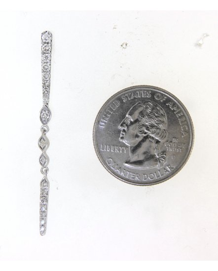 STRAIGHT BAR DIAMOND DANGLING (TE1122)