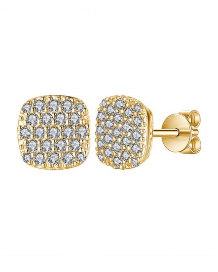 SQUARE DIAMOND STUDS (TE1125)