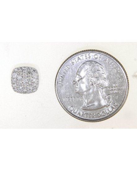 SQUARE DIAMOND STUDS (TE1125)
