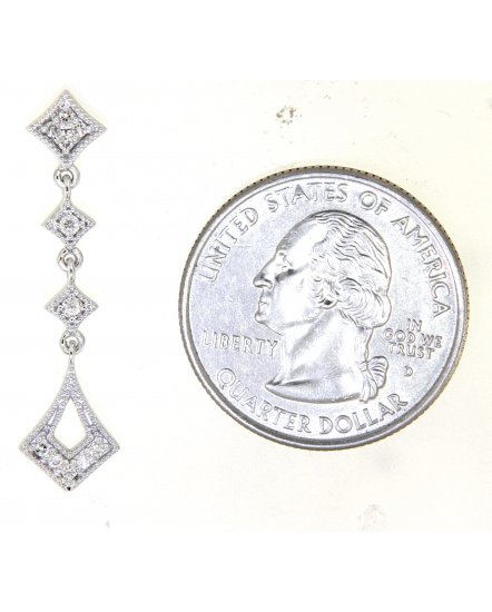 KITE SHAPE DIAMOND DANGLING (TE1128)