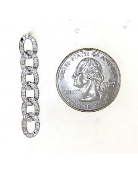 LINK STYLE DIAMOND DANGLING (TE1147)