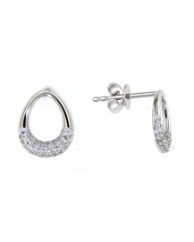 PEAR STYLE DIAMOND STUDS (TE1160)