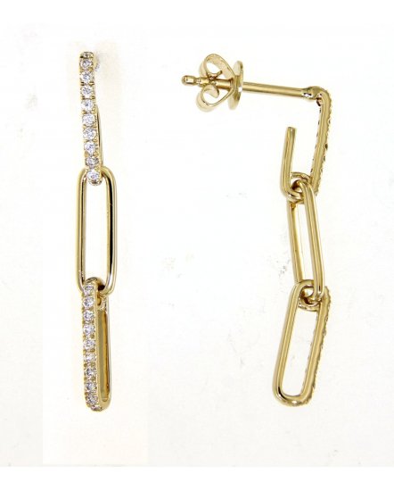 LINK STYLE DIAMOND DANGLING (TE1176)