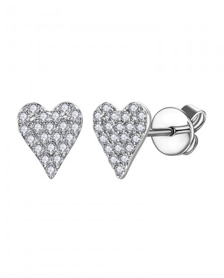 HEART SHAPE DIAMOND STUDS (TE1177)