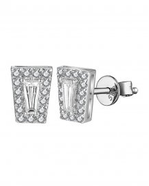 BAGUETTE DIAMOND STUDS (TE1246)