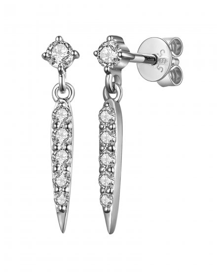 STRAIGHT BAR DIAMOND DANGLING (TE1258)