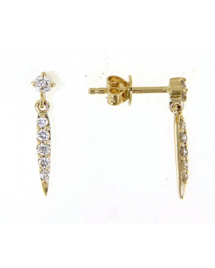 STRAIGHT BAR DIAMOND DANGLING (TE1258)