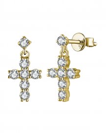 CROSS DIAMOND DANGLING (TE1259)