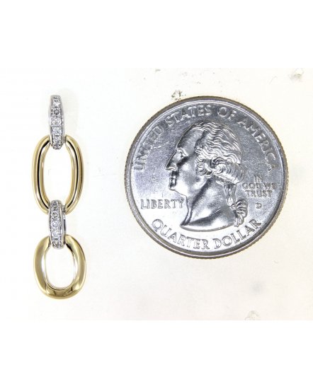 LINK STYLE DIAMOND DANGLING (TE1266)