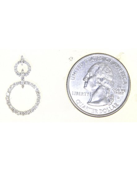 ROUND SHAPE DIAMOND DANGLING (TE1278)