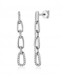 LINK STYLE DIAMOND DANGLING (TE1282)