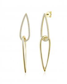 LINK STYLE DIAMOND DANGLING (TE1291)