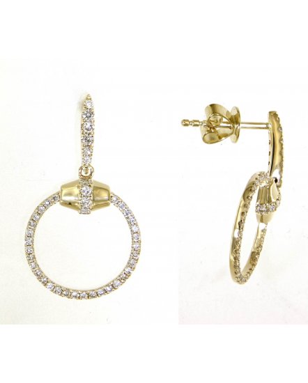 ROUND SHAPE DIAMOND DANGLING (TE1295)