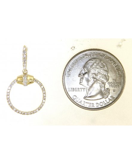 ROUND SHAPE DIAMOND DANGLING (TE1295)
