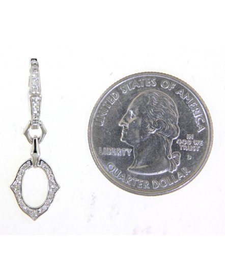 OVAL STYLE DIAMOND DANGLING (TE1299)