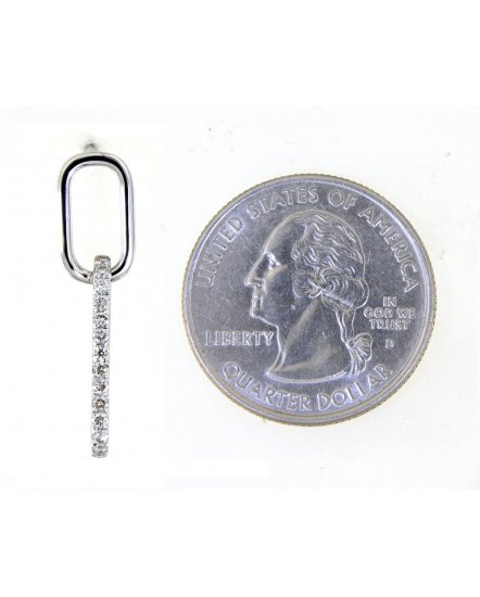 LINK STYLE DIAMOND DANGLING (TE1316)