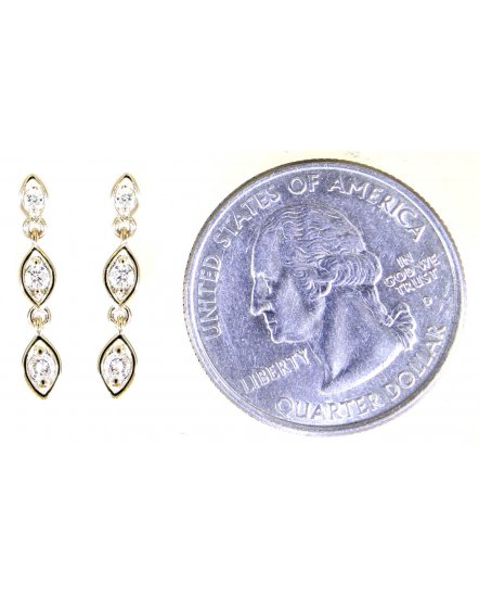MARQUISE STYLE DIAMOND DANGLING (TE1339)