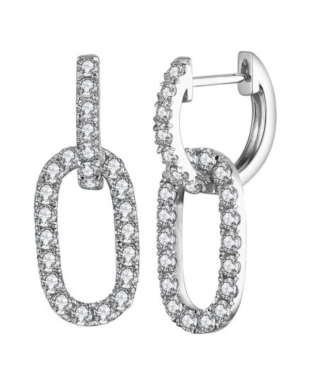OVAL STYLE DIAMOND DANGLING (TE1340)