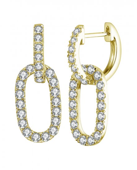 OVAL STYLE DIAMOND DANGLING (TE1340)