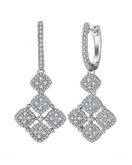 CLOVER STYLE DIAMOND DANGLING (TE1342)