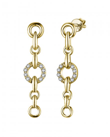 LINK STYLE DIAMOND DANGLING (TE1347)