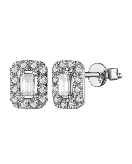 BAGUETTE DIAMOND STUDS (TE1353)