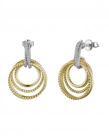 ROUND STYLE INTER LINKED DIAMOND DANGLING (TE1361)