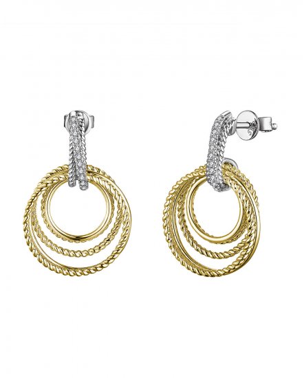 ROUND STYLE INTER LINKED DIAMOND DANGLING (TE1361)
