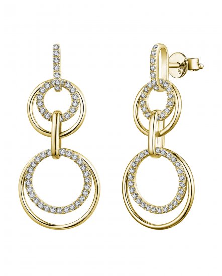 LINK STYLE ROUND DIAMOND DANGLING (TE1367)