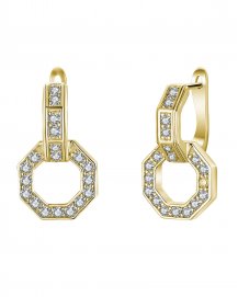 OCTAGON SHAPE DIAMOND DANGLING (TE1368)