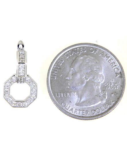 OCTAGON STYLE DIAMOND DANGLING (TE1368)