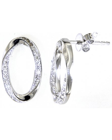 OVAL STYLE DIAMOND STUDS (TE1380)