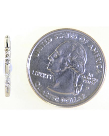 INSIDE OUTSIDE DIAMOND HOOPS (TE1412)