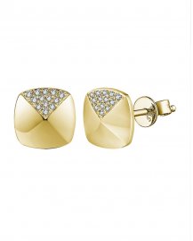 SQUARE DIAMOND STUDS (TE1424)