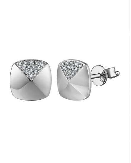 SQUARE DIAMOND STUDS (TE1424)