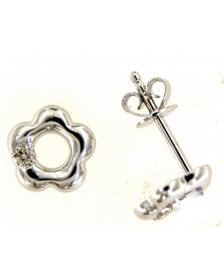 FLORAL STYLE DIAMOND STUDS (TE1428)